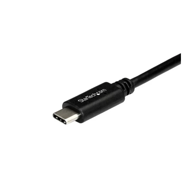 StarTech.com USB 2.0 Male USB Type C to Male USB Type C Cable, 1 m, Black, Polyvinyl Chloride Jacket USB2CC1MR