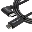 StarTech.com USB 2.0 Male USB Type C to Male USB Type C Cable, 1 m, Black, Polyvinyl Chloride Jacket USB2CC1MR