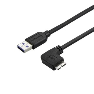 StarTech.com USB 3.0 Male USB Type A to Male Micro USB Type B Cable, Black, 2m USB3AU2MRS