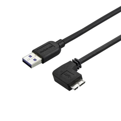 StarTech.com USB 3.0 Male USB Type A to Male Micro USB Type B Cable, Black, 2m USB3AU2MRS