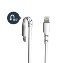 StarTech.com USB 2.0, Male USB Type A to Male Lightning Connector Cable, White Jacket, 1 m RUSBLTMM1M