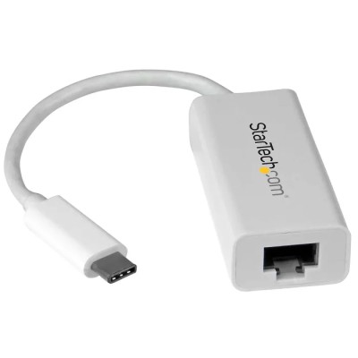 StarTech.com USB 3.0 5Gbps Network Speed USB Ethernet Adapter, USB Type C, 125mm Cable, White US1GC30W