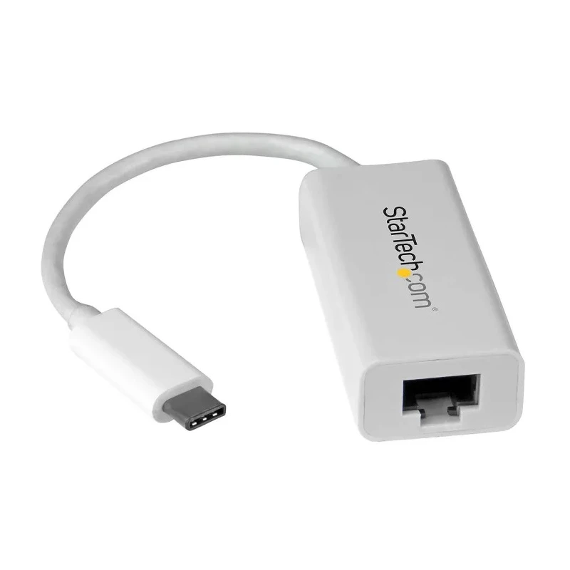 StarTech.com USB 3.0 5Gbps Network Speed USB Ethernet Adapter, USB Type C, 125mm Cable, White US1GC30W