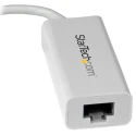 StarTech.com USB 3.0 5Gbps Network Speed USB Ethernet Adapter, USB Type C, 125mm Cable, White US1GC30W