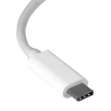 StarTech.com USB 3.0 5Gbps Network Speed USB Ethernet Adapter, USB Type C, 125mm Cable, White US1GC30W