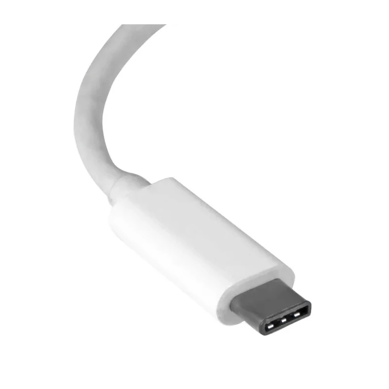 StarTech.com USB 3.0 5Gbps Network Speed USB Ethernet Adapter, USB Type C, 125mm Cable, White US1GC30W