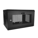 StarTech.com 6U Wall Mount Server Cabinet Steel Black 371mm Height 450mm Depth 600mm Width RK616WALM