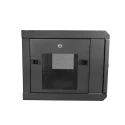StarTech.com 6U Wall Mount Server Cabinet Steel Black 371mm Height 450mm Depth 600mm Width RK616WALM