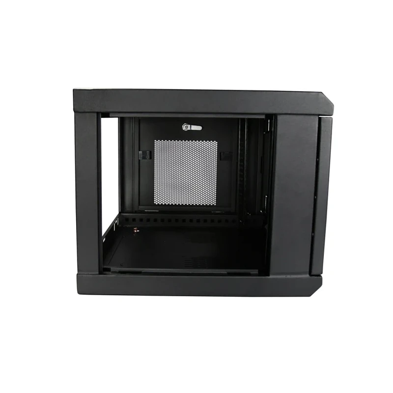 StarTech.com 6U Wall Mount Server Cabinet Steel Black 371mm Height 450mm Depth 600mm Width RK616WALM