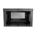 StarTech.com 6U Wall Mount Server Cabinet Steel Black 371mm Height 450mm Depth 600mm Width RK616WALM