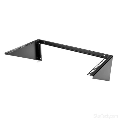 StarTech.com RK Series Black 6U Steel Server Rack 2 Post Frame 282mm Height 50.5cm Width RK619WALLV