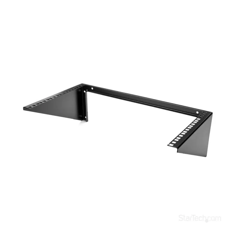 StarTech.com RK Series Black 6U Steel Server Rack 2 Post Frame 282mm Height 50.5cm Width RK619WALLV
