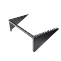 StarTech.com RK Series Black 6U Steel Server Rack 2 Post Frame 282mm Height 50.5cm Width RK619WALLV