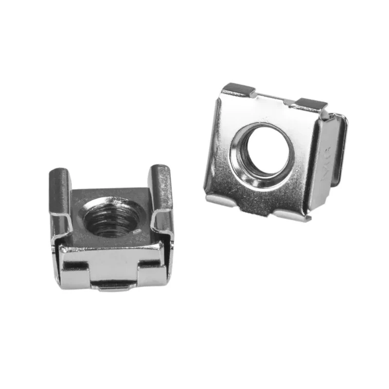 StarTech.com Metal Mounting Screw Set for Server Racks and Cabinets M6 Thread Nickel Finish 12mm Length CABSCRWM620