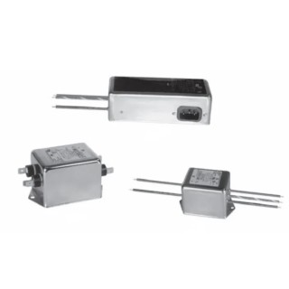 TE Connectivity Corcom Q Flange RFI Filter 6A 250V AC 50Hz, 60Hz 1 Phase 6EQ1