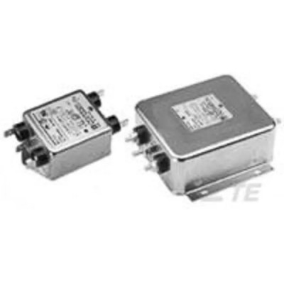 TE Connectivity Corcom W Series Power Line RFI Filter 3A 250V AC Flange Mount Fast-On 1 Phase 3VW1