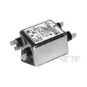 TE Connectivity Corcom MV Flange Power Line Filter 20A 250V AC 50Hz/60Hz Fast-On Termination 20MV1