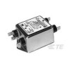 TE Connectivity Corcom MV Flange Power Line Filter 20A 250V AC 50Hz/60Hz Fast-On Termination 20MV1