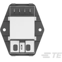 TE Connectivity 230V AC 10A Flange IEC Power Line Filter Faston PE0SXDSXB