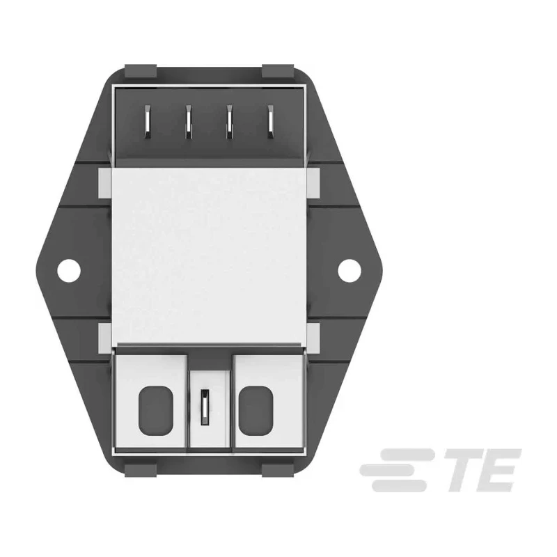 TE Connectivity 230V AC 10A Flange IEC Power Line Filter Faston PE0SXDSXB