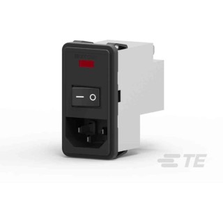TE Connectivity Power Line Filter Corcom P Series 230V AC 10A Snap-in Faston PS0SXDSX0