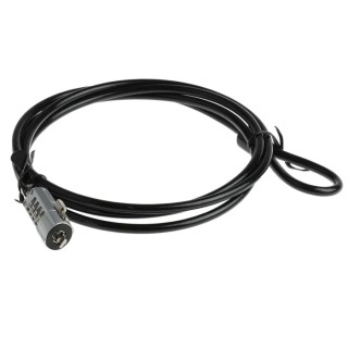 StarTech.com Laptop Lock Cable Lock with 1.8m Vinyl-Coated Steel Cable for K-Slot Devices LTLOCK