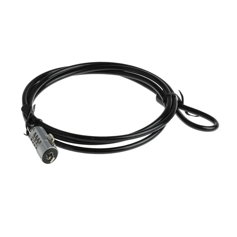 StarTech.com Laptop Lock Cable Lock with 1.8m Vinyl-Coated Steel Cable for K-Slot Devices LTLOCK