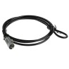 StarTech.com Laptop Lock Cable Lock with 1.8m Vinyl-Coated Steel Cable for K-Slot Devices LTLOCK
