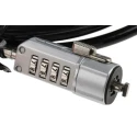 StarTech.com Laptop Lock Cable Lock with 1.8m Vinyl-Coated Steel Cable for K-Slot Devices LTLOCK