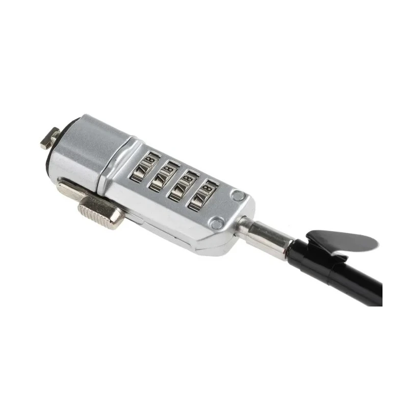 StarTech.com Laptop Lock Cable Lock with 1.8m Vinyl-Coated Steel Cable for K-Slot Devices LTLOCK