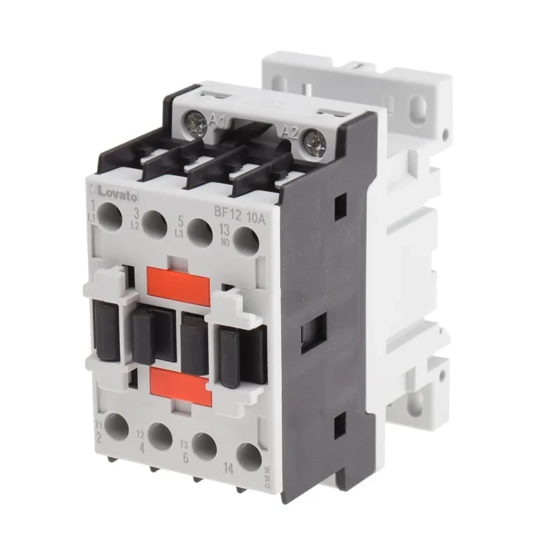 Lovato Contactor 3-Pole, 12 A, 5.5 kW, 400V AC Coil BF1210A400