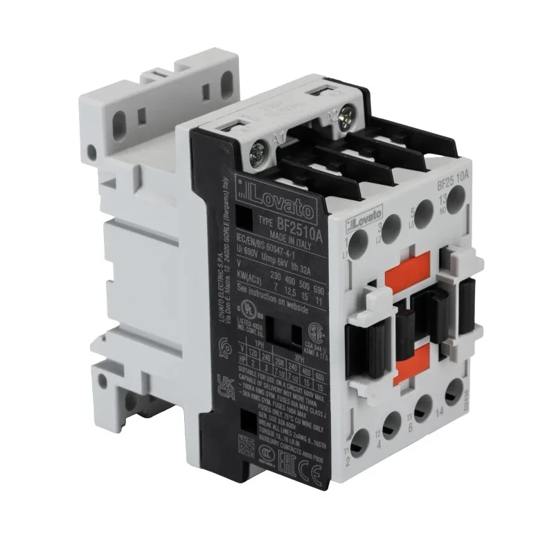 Lovato 3-Pole Contactor, 230V AC Coil, 11 kW Power Rating, 25A, 440V AC Contact Voltage BF2510A230