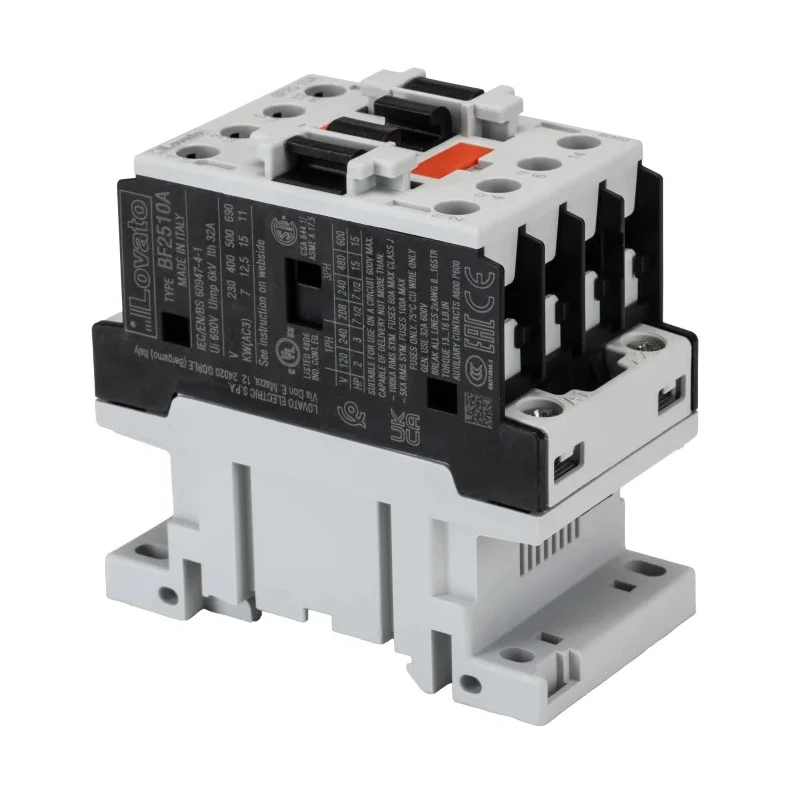 Lovato 3-Pole Contactor, 230V AC Coil, 11 kW Power Rating, 25A, 440V AC Contact Voltage BF2510A230