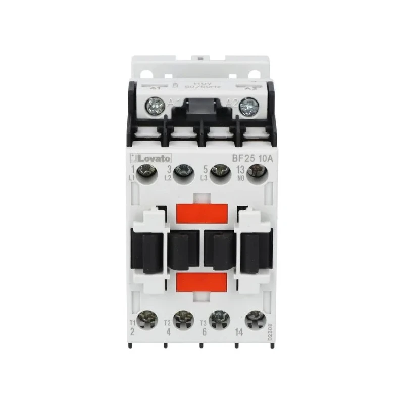 Lovato AC Motor Control Contactor 3-Pole 25 A 11 kW 24V AC Coil 440V AC BF2510A024