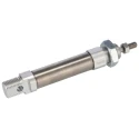 SMC 16 mm Bore Pneumatic Piston Rod Cylinder, Double Acting, Rubber Cushioned, Aluminium Alloy Body, 25 mm Stroke C85N16-25
