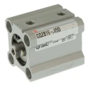 SMC Pneumatic Compact Cylinder Double Acting 16mm Bore, 15mm Stroke CQ2 Series CQ2B16-15D
