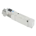 SMC Pneumatic Solenoid Valve 5/2 Function Manifold Mount Die Cast Aluminium Body 24V DC 0.4W SY5000