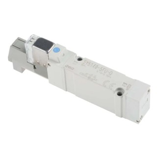 SMC Pneumatic Solenoid Valve 5/2 Function Manifold Mount Die Cast Aluminium Body 24V DC 0.4W SY5000