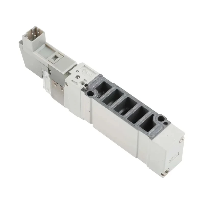 SMC Pneumatic Solenoid Valve 5/2 Function Manifold Mount Die Cast Aluminium Body 24V DC 0.4W SY5000