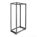 StarTech.com 4PO Series Black Steel 42U Server Rack, 4 Post Frame, 101.7 mm Depth, 2 m Height 4POSTRACK42