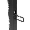 StarTech.com 4PO Series Black Steel 42U Server Rack, 4 Post Frame, 101.7 mm Depth, 2 m Height 4POSTRACK42
