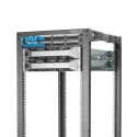 StarTech.com 4PO Series Black Steel 42U Server Rack, 4 Post Frame, 101.7 mm Depth, 2 m Height 4POSTRACK42