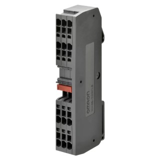 Omron XW6T Series DIN Rail Terminal Block Red Screw Terminal 500V 17.5A XW6T-COM1.5X20RD