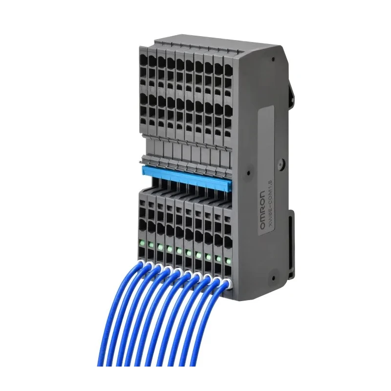 Omron XW6T Series DIN Rail Terminal Block Red Screw Terminal 500V 17.5A XW6T-COM1.5X20RD