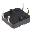 Omron IP00 Blue Tactile Switch Plunger 0.8 mm SPST 50mA 24 V dc Through Hole B3F-5000