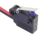 Omron Hinge Lever Micro Switch, Pre-Wired Terminal, 2A Contact Current, SPST, IP67 Sealed Ultra Subminiature D2HW2356H