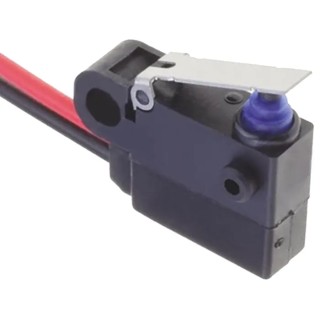 Omron Hinge Lever Micro Switch, Pre-Wired Terminal, 2A Contact Current, SPST, IP67 Sealed Ultra Subminiature D2HW2356H