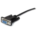 StarTech.com Male D-Sub 9-Pin to Female DB9 Serial Cable 0.5m Polyvinyl Chloride MXT10050CMBK