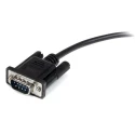 StarTech.com Male D-Sub 9-Pin to Female DB9 Serial Cable 0.5m Polyvinyl Chloride MXT10050CMBK