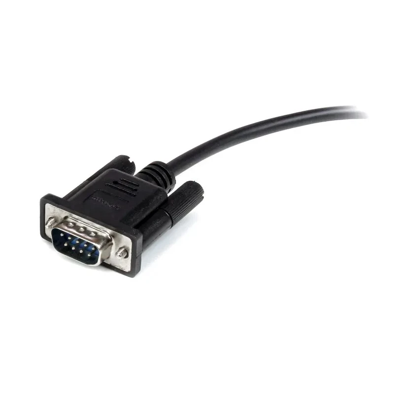 StarTech.com Male D-Sub 9-Pin to Female DB9 Serial Cable 0.5m Polyvinyl Chloride MXT10050CMBK